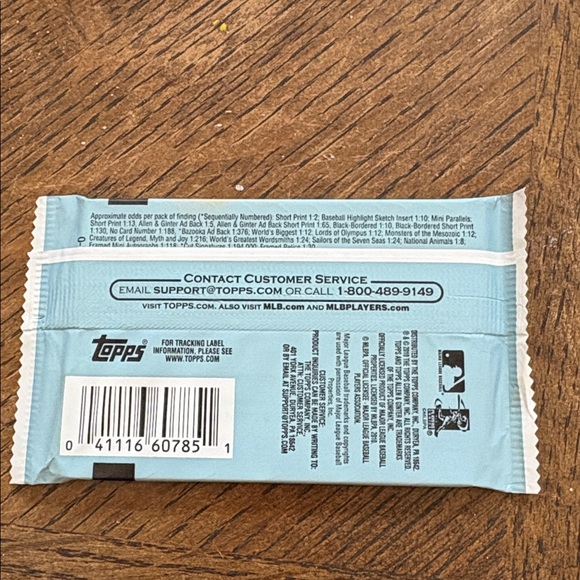 (1) Topps Allen & Ginter World Champions Baseball Card Pack ***HOT PACK*** - Picture 2 of 2